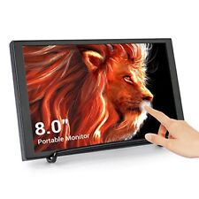 8 Inch Touchscreen Monitor Portable Screen HDMI-Compatible LCD Display 1280x8... picture