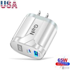 Fast Wall Charger USB Type-C 65W GaN Power Adapter For iPhone MacBook Samsung picture