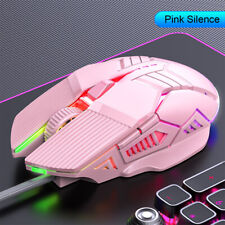 Ergonomic Wired Gaming Mouse USB Mouse Gaming RGB Mause 6 Button LED Silent Mice picture