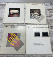 Lot of 4 Manuals 1985 Vintage Apple IIe Owners Manual and Users Guide picture