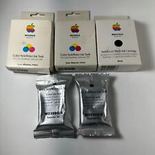 Lot Of 5 Apple StyleWriter Ink Cartridges Black Color picture