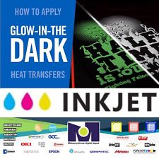 Inkjet Glow In The Dark Iron On Heat Transfer Paper For  Fabrics 8.5”x11” 25 Sh picture