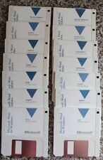 Vintage Microsoft Word For Windows 14 - 3.5” Floppy Disks 1989 picture