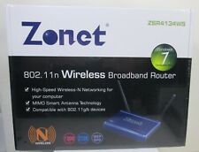 Zonet ZSR4134WS Wireless 4 Port Broadband Wireless Router 802.11n picture