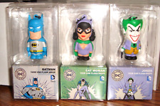 NEW (3) DC ComicsTRIBE USB Flash Drives 16 gb each: JOKER; BATMAN; CAT WOMAN nip picture