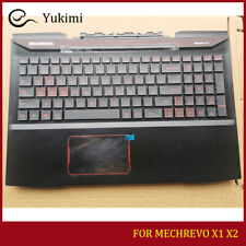 FOR MECHREVO X1 X2 Black C Shell Cover Upper Palmrest Backlit Keyboard Touch picture