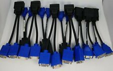 Lot of 10 DMS-59 to Dual VGA DMS59 Dual Monitors Cable for Video Card picture