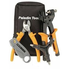 Paladin Tools Pro Compression Coax Tool Kit PA4910, 4 Piece Set w/Storage Case picture