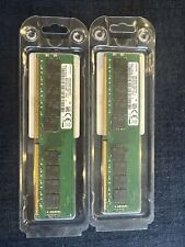 Lot of 2 x Samsung 32GB 2666MHz DDR4 ECC Unbuffered M391A4G43MB1-CTDQ Memory picture