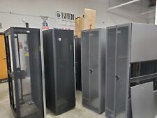 HP 10642G2 Server Cabinet 42U Rack Rolling Enclosure 383573-001 Black and Grey picture