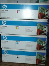 Set of 4 HP 824A 825A Toner Cartridge Black Yellow Magenta Cyan CB390A CM6030 wb picture