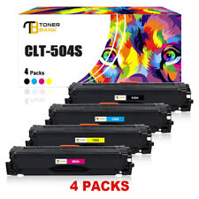 4 Pack Toner Compatible With Samsung CLT-K504S 504S SL-C1860FW SL-C1810W 4195FN picture