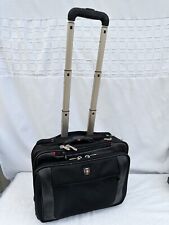 SWISSGEAR Wenger Patriot Rolling 1 Piece Business Bag Luggage Black Rolling picture
