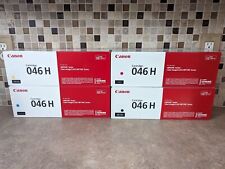 GENUINE CANON 046H COMPLETE TONER SET OF 4 CYMK FT-41 picture