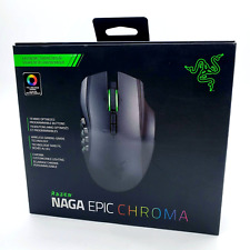 Razer Naga Epic Chroma Wireless Laser Gaming Mouse Black RGB RZ01-00510100-R3U1 picture