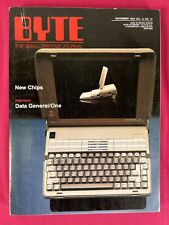 Nov 1984 BYTE MAGAZINE v9 #12 - New Chips, Data General/ One, Apple Macintosh Ad picture