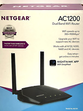 NETGEAR Ac1200 Dual Band WiFi Router Model R6120 WIFI Speeds up to 300+900 Mbps picture