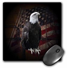 3dRose Bald Eagle with American Flag MousePad picture