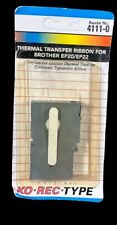 Vintage Thermal Transfer Ribbon For Brother EP20/EP22 Reorder # 4111-0 picture