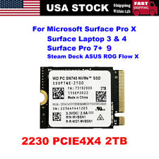 NEW WD SN740 2TB 2230 NVMe PCIe 4x4 SSD For Steam Deck Microsoft Surface Pro 9 picture
