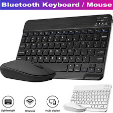 Wireless Bluetooth Keyboard and Mouse Waterproof For Apple iPad Mac PC Computer picture