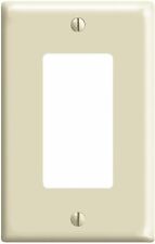 Leviton 80601-I 1-Gang Decora/GFCI Device Wallplate, Midway Size, Thermoset,... picture