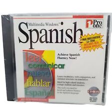 Multimedia Windows Spanish Pro One CD-ROM (PC, 1994) IBM Windows 95 3.1 Sealed picture