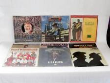 Lot of 9 Vintage Country & Western LP Vinyl Records-Cash, Haggard, More - G-VG+ picture
