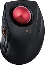 ELECOM DEFT PRO Trackball Mouse, Wired, Wireless, Bluetooth 3 Types Connection,  picture