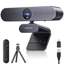 4K Zoomable Webcam Microphone Remote Sony Sensor 3X Digital Zoom Noise-Canceling picture