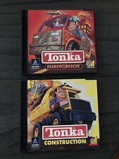 Set Of 2 Vintage 1997 Tonka CDRom Games Win/Mac Construction / Search & Rescue picture