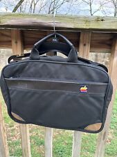 Vintage Apple Black Laptop Bag Messenger Bag Rainbow Bite Logo picture