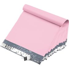 10X13 M4-1000pcs POLY MAILERS SHIPPING ENVELOPES PLASTIC BAGS-Light Pink picture