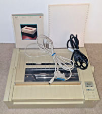 Vintage Apple ImageWriter Printer A9M0303 + Manual, Cables, Paper picture