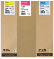 SEALED Genuine Epson Ink Toner T6363 T6364 T6365 700mL for Stylus Pro 9/22-12/22 picture