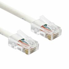Cat6a Ethernet Cable Network LAN Patch Cord Solid Copper 23AWG UTP CMR 300ft WHT picture