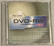 Acro Circle 8cm Mini DVD-RW 2.8GB Double Sided 60-Min Canon/Sony  (2-Each)  picture