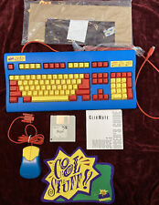 RareNew Vintage Key Tronic Kid Tronic Color Keys Keyboard & Mouse,5 Pin Connect picture