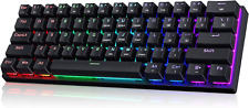 Portable 60% Mechanical Gaming Keyboard60 Percent Wired Gamer Keyboard with B... picture