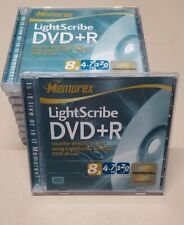 New Memorex LightScribe DVD+R 10 Pack Standard Jewel Cases 8x 4.7GB 120min picture