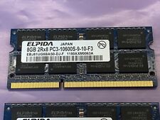 Elpida 8GB 2Rx8 PC3-10600S DDR3 Laptop Memory Ram EBJ81UG8BAS0-DJ-F iMac MacBook picture