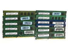Ram Lot qty 11  PC3 10600  incl.  samsung ,  hynix 4GB 2Rx8 PC3-10600U/E  RAM picture