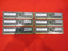 Lot of 6pcs Micron 16GB 2Rx4 PC3-10600R DDR3-1333Mhz Ecc-Reg Server Memory picture