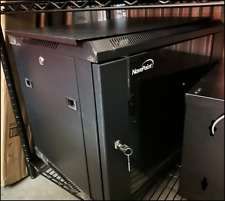 NavePoint 9U Wall Mount Network Server  19” IT Cabinet with Lockable Glass Door picture
