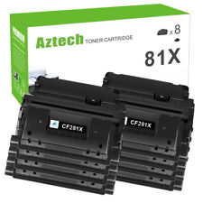 8 Pack CF281X Compatible With HP 81X High Yield Laser Toner MFP M630z M606 M630 picture