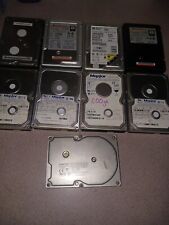 Computer Hard Drive Desktop Lot Of 9 (Maxtor, Western Digital, and Quantum)  picture