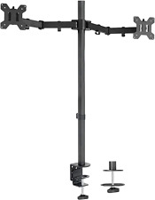 VIVO Dual Monitor Stand Up Desk Mount Extra Tall 39 inch Pole Fully Adjustable S picture