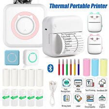 Mini Pocket Thermal Printer Wireless Bluetooth Phone Photo Label Printing Paper picture