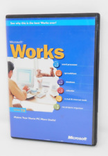 Microsoft Works Version 7.0 • Word Processor Spreadsheet Database Calendar w/Key picture