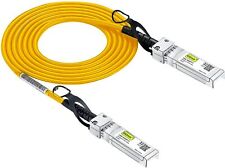 10GbE SFP+ Twinax Copper Cable Direct Attach For Cisco SFP-H10GB-CU1M, Yellow  picture